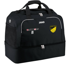 Sporttasche mit Bodenfach in schwarz Gr. M.
