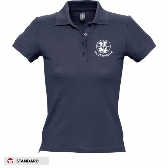 Poloshirt für Damen in dunkelblau 